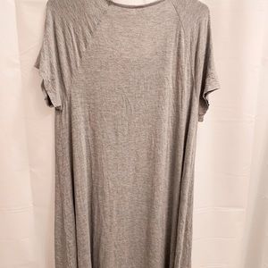 Classic Grey T Shirt Dress